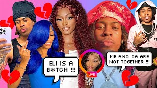 POSITIVE IDA CALLS ELI UNIQUE A BTCH ON LIVE😳‼️ ELI CLAPS BACK FULL LIVE [upl. by Melodee]