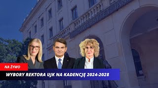 WYBORY REKTORA UJK  GŁOSOWANIE WYNIKI NA ŻYWO [upl. by Llenet564]