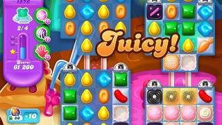 Lets Play  Candy Crush Soda Saga Level 1875  1876 [upl. by Ocker]