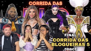 FINAL CORRIDA DAS BLOGUEIRAS 5  REACT [upl. by Asli]