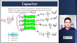 Capacitor  Exercício Resolvido 2 [upl. by Ziwot]