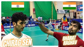 CHIRAG SEN VS BHARAT RAGHAVAL SHARIFBAHRAIN INTERNATIONAL BADMINTON CHALLENGE 2023 AT BKS [upl. by Kovacs]