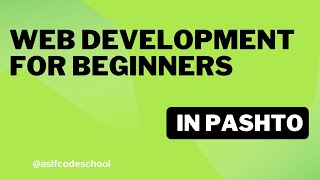 web development course for beginners in Pashto [upl. by Yenruoc690]