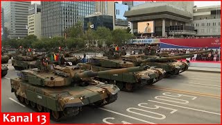 South Korea marks Armed Forces Day with parade featuring key weapons [upl. by Mirilla]