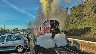 A Great Western Railmotor on the Looe Valley Line  181112 [upl. by Enaelem]