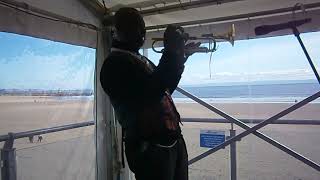 Porthcawl Elvis Festival 2024 Trim plays trumpet Dance With Me Tonight [upl. by Curren888]