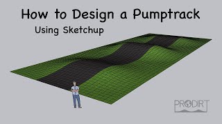 How to design a pumptrack in sketchup [upl. by Jablon]