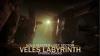 Solo Flawless Master Lost Sector  Hunter Destiny 2 Veles Labyrinth [upl. by Ark704]