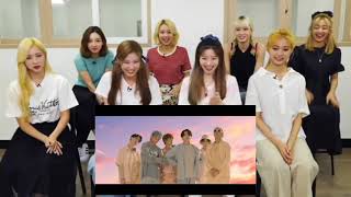 TWICE React ON BTS Dynamite MV [upl. by Bertina394]