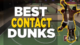 Nba 2k16  Best Contact Dunk Animations [upl. by Allicsirp]