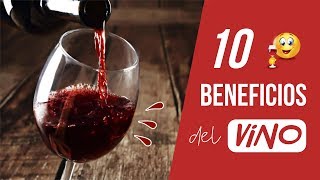 10 Increíbles Beneficios del VINO [upl. by Cuyler]