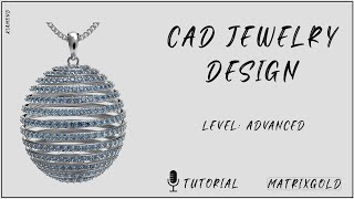 Advanced Spiral Pendant Modeling with Kiamond Studio Jewelry Design Mastery [upl. by Nuoras]