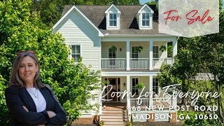 Home For Sale  568 New Post Road  Madison  Ga [upl. by Porcia]