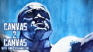 An Absolutely All Mighty portrait of Bobby Lashley WWE Canvas 2 Canvas [upl. by Rebmac]