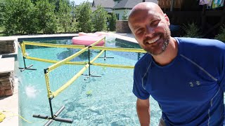 Crossnet H20 4Way Pool Water Volleyball HONEST REVIEW [upl. by Woolcott399]