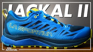 JACKAL II  the first La Sportiva shoe on the channel  First run first impressions  Run4Adventure [upl. by Troyes17]