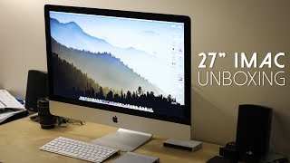 New 27quot iMac Unboxing Late 2013 [upl. by Nonie]