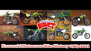 Kawasaki Motocross Bike History 19632021 [upl. by Sue]