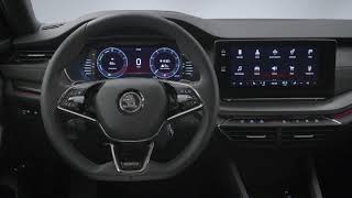 Der neue ŠKODA OCTAVIA  Das Interieur Design [upl. by Elo]