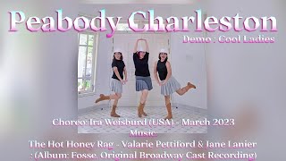 PEABODY CHARLESTON  line dance Ira Weisburd USA [upl. by Lashar]