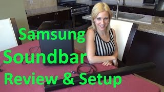 Samsung sound bar review and installation to TV setup [upl. by Ijar]