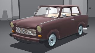 Retro garage 2190 novo trabant 601 sedan de perua [upl. by Lelia]