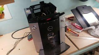 Jura F50 reinigen öffnen Kaffeeauslauf Impressa 👌😎 auseinanderbauen reinigen reparatur repair [upl. by Amalea]