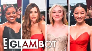 E GLAMBOT See EVERY STAR Who Posed on the Red Carpet at the 2024 Emmys  E News [upl. by Anwahsed203]