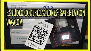 ESTUDIO SOBRE CODIFICACIÓN DE LA BATERÍA CON VAGCOM [upl. by Michaeline]