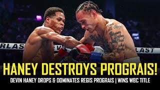 😱 DEVIN HANEY DROPS amp HUMILIATES REGIS PROGRAIS POST FIGHT REVIEW NO FOOTAGE 😱 [upl. by Happ]