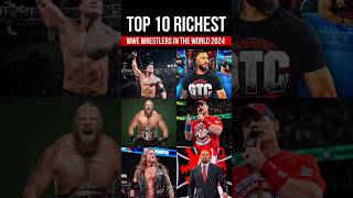 Top 10 Richest WWE Wrestlers In The World 2024 wwe networth wweraw [upl. by Storm603]