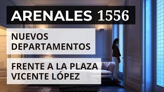 📍ARENALES 1556 Edificio A ESTRENAR en RECOLETA Departamentos en venta frente a plaza Vicente López [upl. by Joycelin]