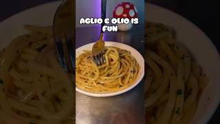 Aglio e Olio Recipe in 30 Seconds shorts pasta cooking [upl. by Ellerred314]