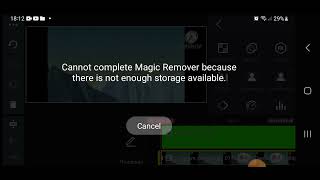 Cannot Complete Magic Remover Because There is Not Enough Storage Available [upl. by Khorma]