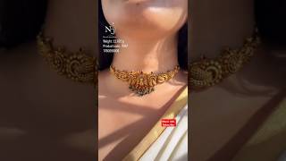 Trending choker 22k gold jewellery designs collections [upl. by Ycrem]