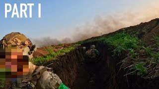 RAW Combat GoPro  NonStop Artillery in Khromove [upl. by Ramgad]