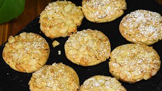 Almonds Cookies in 15 minutesWith only few ingredients How Delicious GF Recipe [upl. by Sturdivant]