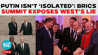 BRICS Summit 2024 LIVE  Putin Plays Host To Top Global Leaders Busts West’s ‘Russia Isolated’ Lie [upl. by Knutson]