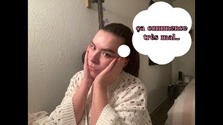 vlog 2 ça commence très mal mais au moins cest posté  tuto makeup [upl. by Joy540]