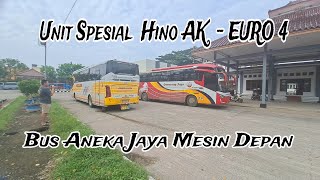 Bus Gumarang Jaya Terbaru Telat Masuk 🌡Bus Aneka Jaya 1001 Goa Unit Super Istimewa Hino AK 240 [upl. by Bik]