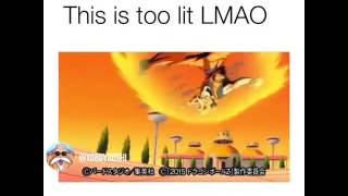 DRAGON BALL Z Turn Up session This is too LIT [upl. by Aillicsirp77]