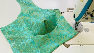 Round Cut Belt Blouse Cutting and Stitching  Round Belt Blouse Cutting Easy Method [upl. by Nolla]