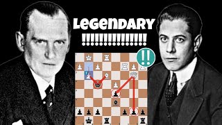 Alekhine Beats Capablanca In A Legendary Way 🥶🔥 [upl. by Notsud]