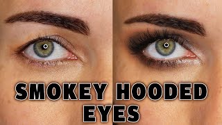 Smokey Eye Makeup Tutorial For Hooded Eyes [upl. by Ahsienyt674]