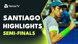 Baez Battles Etcheverry Jarry Faces Munar  Santiago 2023 SemiFinal Highlights [upl. by Norling]