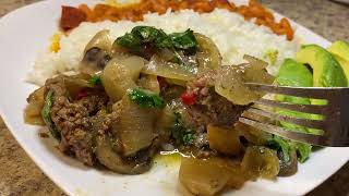 Puerto Rican Steak amp Onions  Bistec Encebollado — Mari’s Cooking [upl. by Cristiona]