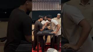 Top roll vsTop roll match armwrestling armwrestlingworkout propanjaleague shortvideo love [upl. by Llenil142]