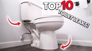 TOP 10 Common Reasons Why Your Toilet Leaks EXPLAINED Tips And Tricks DIY FIX How TO For Beginners [upl. by Niwle]