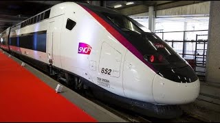 Saint Malo To Paris By High Speed TrainTGV 22821 [upl. by Ahsasal]