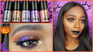 JCat Rockin The Night Glitter Haul • Easy Glitter Eyeshadow Tutorial • Halloween Makeup 2021 [upl. by Oballa745]